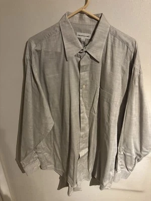 Pronto Uomo French Cuff Men's Dress Shirt Size XL Beige - Image 1 of 4