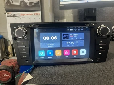 BMW E90 E91 E92 E93 X1 Android Stereo Radio GPS Navigation Bluetooth CANBUS - Image 1 of 4