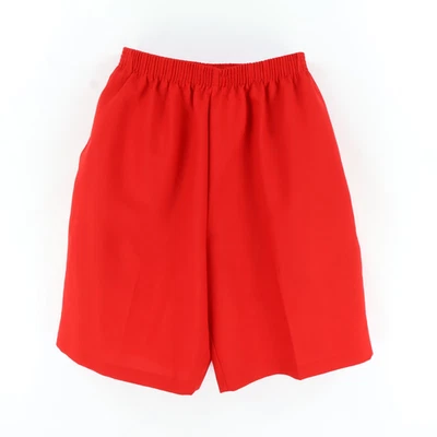 BonWorth Shorts Womens Size PM Red Pockets Elastic Waist High Rise 9" Inseam - Image 1 of 4