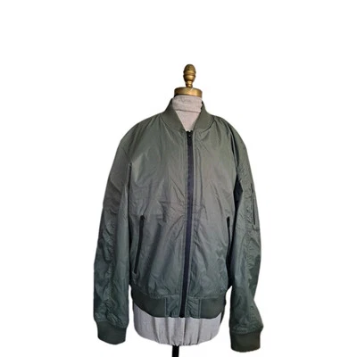CHAQUETA BOMBER JORDAN CRAIG LEGACY EDITION PARA HOMBRE TALLA XL ACOLCHADA FORRADA VERDE NUEVA CON ETIQUETAS Foto 1 de 4