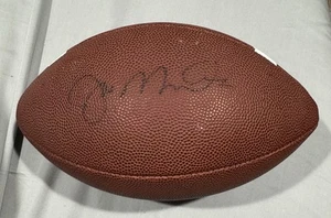Fútbol americano autografiado firmado por Joe Montana 49ers Salón de la fama  - Imagen 1 de 4