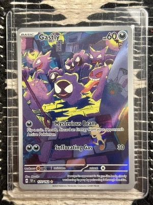 Gastly - 177/162 - Illustration Rare - Temporal Forces - Pokemon Card - TCG-NM/M - Image 1 of 2