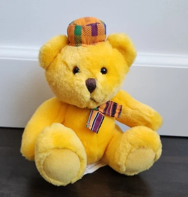 Oso de peluche Happy Kwanzaa 1999 Avon excelente nuevo sin etiquetas Foto 1 de 4