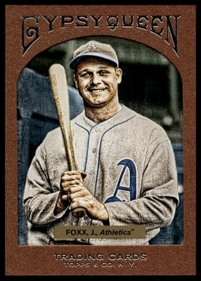 2011 Topps Gypsy Queen #53 Jimmie Foxx Framed Paper #/999 SN - Image 1 of 2