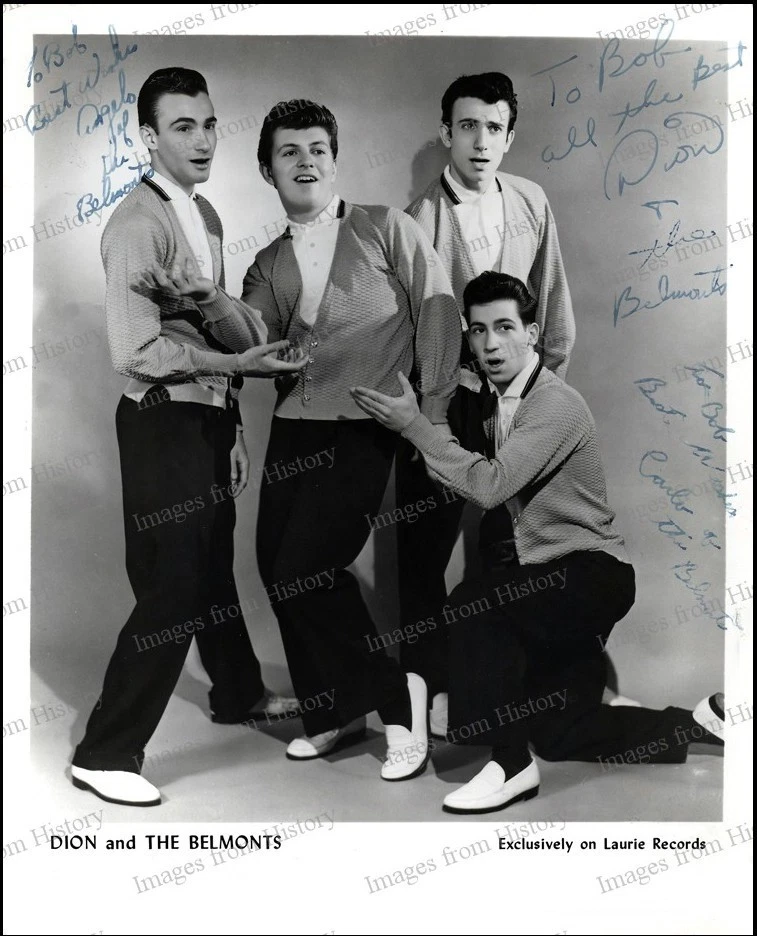 8x10 Print Dion and the Belmonts American doo-wop group Bronx New York #DEON - Image 1 of 1