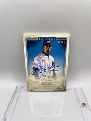 Aroldis Chapman 2016 Topps Five Star Gold Auto #22/25 Yankees W/ Mag - Image 1 of 2