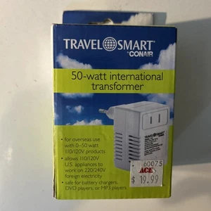 Travel Smart F12 50W Step Down Travel Power Converter - White By CONAIR - Picture 1 of 6