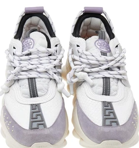 Zapatillas Mujer Versace Chain Reaction Blanco Orquídea 37.5 - Imagen 1 de 12