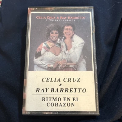 CELIA CRUZ RAY BARRETTO Ritmo En EL Corazon SALSA Latin cassette JM651 FANIA - Image 1 of 4