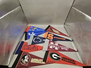 Mini Pennant Flag NCAA Lot - Picture 1 of 3