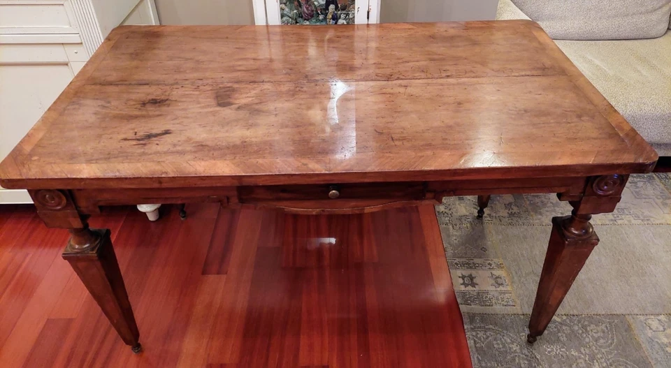 Tavolo Noce Luigi XVI misure 132x72 h78 - Immagine 1 di 1