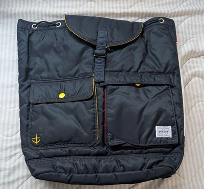 Mochila PORTER Nailon Azul Marino Gundam Foto 1 de 4