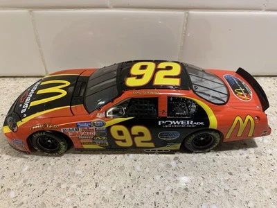 Coche de carreras Tony Stewart McDonalds #92 KHI 2004 muy raro #448 de 900 producido Foto 1 de 4