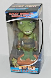 STAR TREK FUNKO BOBBLEHEAD TALKING GORN CAPITÁN WACKY WOBBLER NUEVO - Imagen 1 de 3