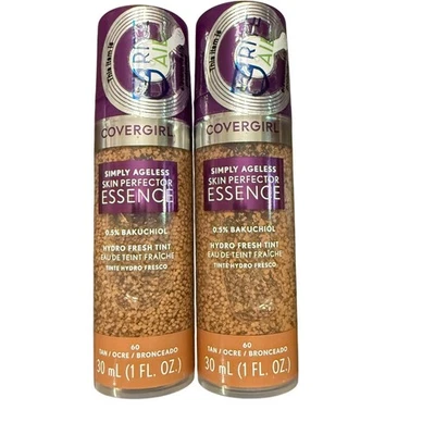 Covergirl Simply Ageless Skin Perfector Lot 2 60 Tan Ocre Bronceado NWOB Women's - Image 1 of 2