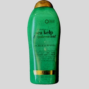 OGX Hydration + Sea Kelp & Hyaluronic Acid SCRUB & WASH 19.5 oz. Sulfate Free  - Picture 1 of 8
