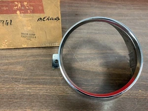 1961 MERCURY MONTEREY MONTCLAIR RH HEADLIGHT BEZEL NOS FORD 321 AZ - Picture 1 of 4