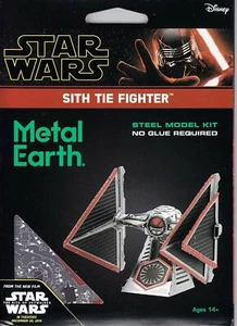 Metal Earth Star Wars SITH TIE FIGHTER The Rise of Skywalker 3D Stahl Modellbausatz - Bild 1 von 7
