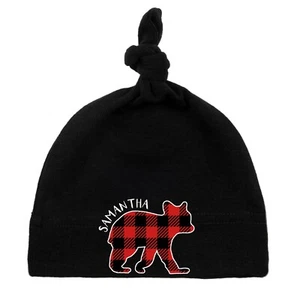 Sombrero de bebé oso personalizado | Sombrero de nombre personalizado de oso bebé | Lindos gorros de bebé - Imagen 1 de 21