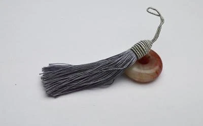 V03 (1,10 pcs) 7cm Long tassel Braid (use for earring bookmark runner dress) - Image 1 of 4