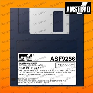Amstrad PCW 9256 CP/M CPM+ v2.15 System Boot Disk - 3.5" 720k DSDD Floppy Disk - Picture 1 of 4