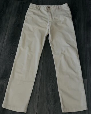 Pantalón Polo Ralph Lauren Niños Talla 18 Calce Recto Flex Abrasión Sarga Caqui Beige Foto 1 de 4