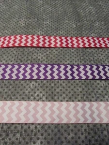 10 Yards 1.5 Inch Chevron Grosrain Ribbon - Picture 1 of 1
