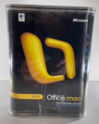 Microsoft Office: Mac 2004 edición profesional rara actualización con clave de producto Foto 1 de 4