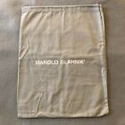 Manolo Blahnik Dustbag 10.5x13.5 Handbag & Shoe Protection Authentic Drawstring
