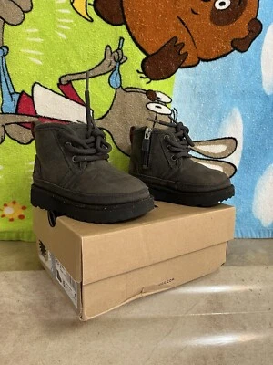 UGG Neumel II Weather Leather Waterproof Wool Lining Toddler Boots Size 6 - Image 1 of 4