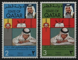 Qatar 1981 - Mi-N.o 804-805 ** - Estampillada sin montar o nunca montada - Día de la Educación - Imagen 1 de 1