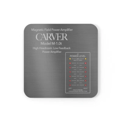 Carver M-1.0t Verstärker Authentic Drink - vier (4) Untersetzer Set - Bild 1 von 3