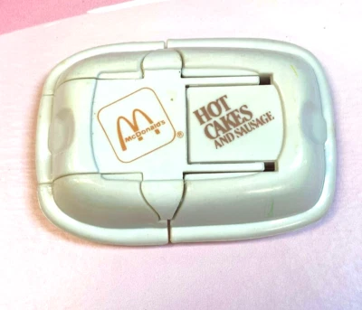 McDonalds 1988 Happy Meal Toy Changeables Hot Cakes Sausage Transformer - Image 1 of 2