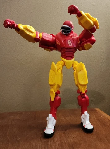 RARE Cleatus Fox Sports Robot Action Figure Posable USC Trojans NCAA Football Cover