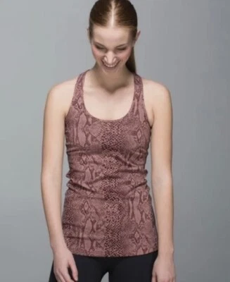 Regata Lululemon Cool Racerback Desert Snake Bark Berry Multi Feminina Tamanho 4 - Imagem 1 de 4