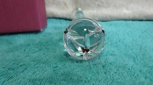 Vintage RUCKEL Czech Cut and Polished Crystal Decanter Perfume Stopper - Picture 1 of 10