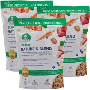Dr. Marty Nature'S Blend Freeze-Dried Raw Dog Food 48 Oz (3 Bags X 16 Oz) - Picture 1 of 12