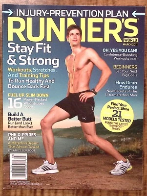 RUNNER'S WORLD MAGAZINE MAR 2011 STAY FIT & STRONG INJURY-PREVENTION PLAN Z2956 - Image 1 of 2
