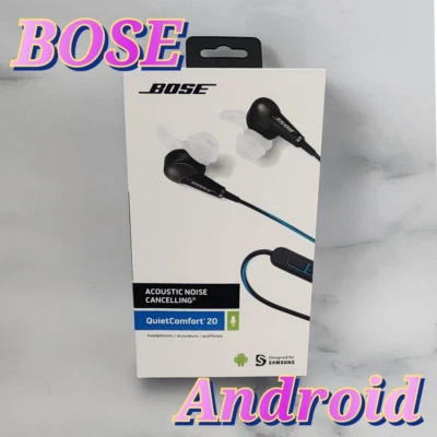 Bose QuietComfort 20 Cuffie con cancellazione del rumore per Android Nero NUOVE Sigillate - Immagine 1 di 2