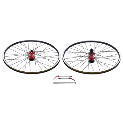 27.5'' Bicycle Front Rear Wheels Set MTB Wheelset Aluminum Alloy Rim Disc Brake - Image 1 of 4