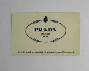 Cornici per carte in plastica PRADA certificato di autenticità COA SPR90A - Foto 1 di 2