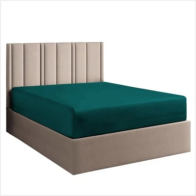 Sábana Ajustable Bolsillo Extra Profundo 1 pieza 1000TC Algodón Egipcio ¡Talla King! Venta Foto 1 de 4