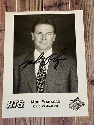 Foto firmada por Mike Flanagan - Autografiada de los Orioles de Baltimore 5x7 Foto 1 de 3