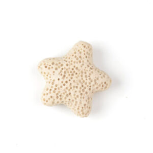 5PCS Star Starfish Shape 20mm 23mm 40mm Colorful Lava Stone Loose Pelelith Beads