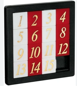 VINTAGE Tile Sliding Puzzle Game – 15 Digit Slide Tiles Brand NEW - Picture 1 of 3