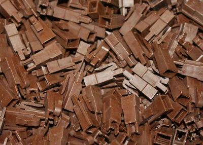 (100) Aptiv Delphi Wire Connector 12004887, Pack-Con Automotive, 1 Way, Male 40A - Image 1 of 4