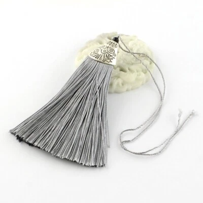 lot de 2 pendentif pompon en alliage argent tibétain - Photo 1/2