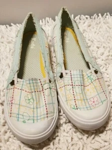KEDS Womens flowers Canvas Mary Jane Flats Sneakers Loafers Shoes Sz 9 GUC - Picture 1 of 10