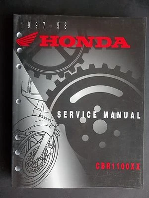  Honda 1997 1998 CBR1100XX NOVO EM FOLHA Manual de Loja de Serviço de Fábrica - Imagem 1 de 4