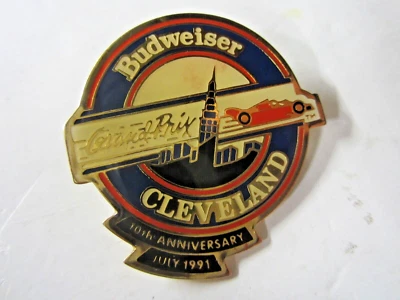 CART/PPG 1991 10th Budweiser Grand Prix of Cleveland Auto Racing Event Pin - Image 1 of 2